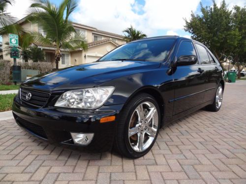 2002 lexus is300 sedan 4-door 3.0l 5 speed manual transmission