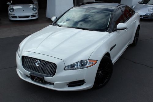 2011 jaguar xjl supercharged. highly optioned. blacked out. 1 owner.clean carfax