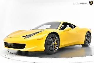 2013 ferrari 458 italia 2dr cpe security system traction control