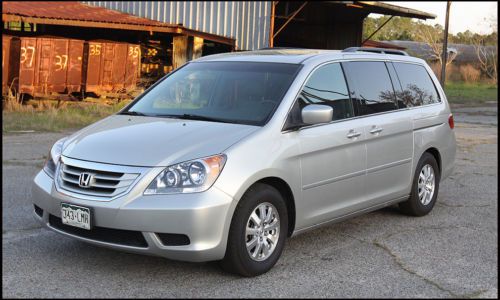 2008 honda odyssey van ex-l dvd navigation heated leather power doors sat radio