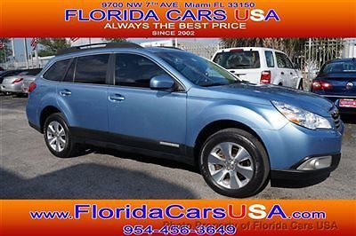 Subaru outback 3.6r limited low miles navigation sunroof warranty florida