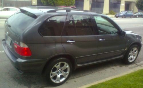BMW X5 - 2003 Charcoal grey 4.4i black interior wood trim - very low milage, image 4