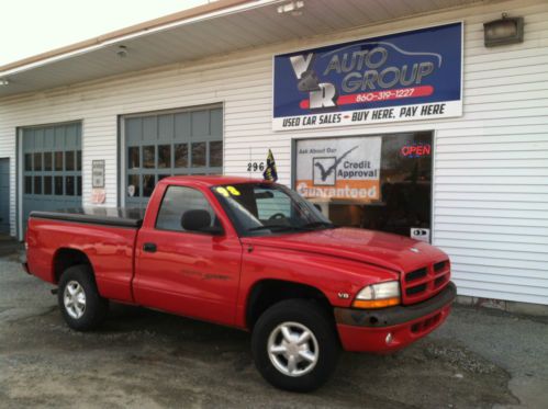 1998 dodge dakota slt standard cab pickup 2-door 5.2l 98000 miles no reserve