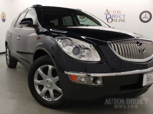 We finance 08 enclave cxl awd nav heated leather seats dvd quad bucket seats cd