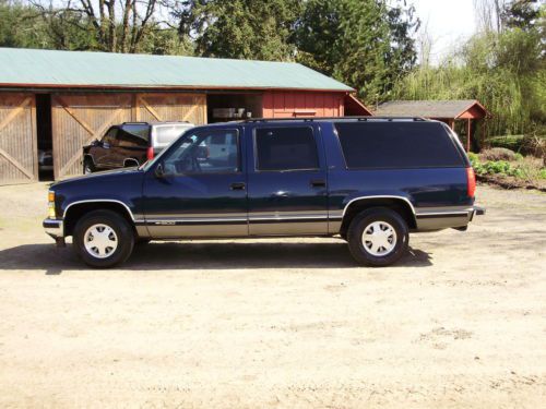 1999 chevrolet suburban lt 2wd c/k1500,rust free