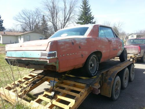 1965 Pontiac Le Mans Parts Project Restoration Race Car Texas Vehicle, image 3