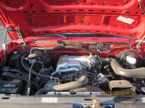 1993 ford f150 lightning, red with matching canopy