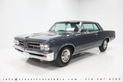 1964 pontiac gto tri-power: phs-documented, immaculately restored tri-power goat