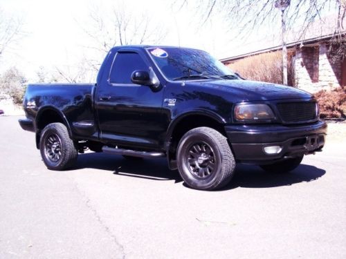 2001 ford f-150 xlt 4x4, super rare flareside shortbed, 1 owner