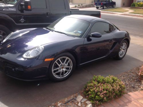 2007 porsche cayman metallic blue with tan interior, 25k miles,