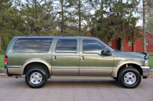 2002 ford excursion limited 7.3l diesel 73k actual mile 4x4 rare find no reserve