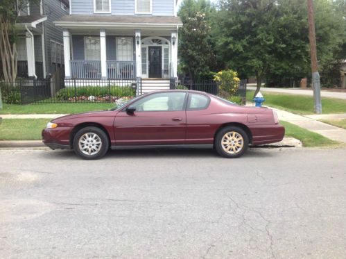 2000 chevrolet monte carlo ls coupe 2-door 3.4l