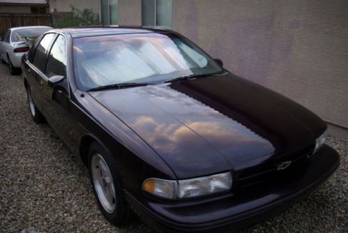 Buy used 1996 Chevrolet Impala SS Dark Cherry Metallic (DCM) 32k mi