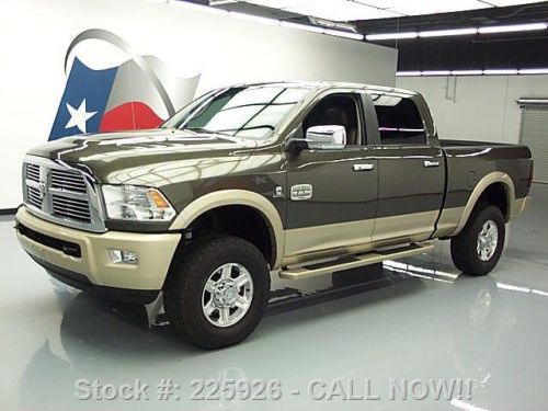 2012 dodge ram 2500 laramie longhorn diesel 4x4 nav 33k texas direct auto