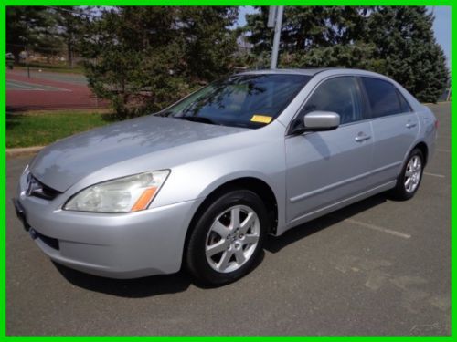 2005 honda accord ex v-6 leather sunroof no reserve auction