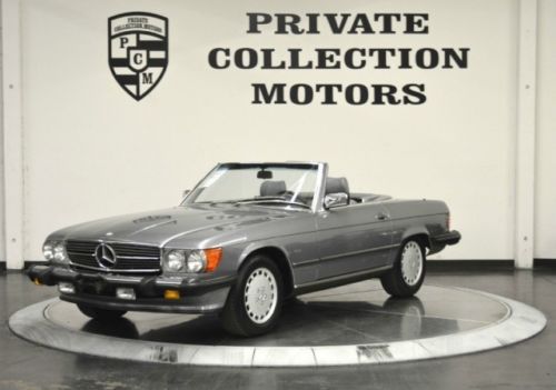 1987 mercedes-benz 560sl carfax certified pristine low