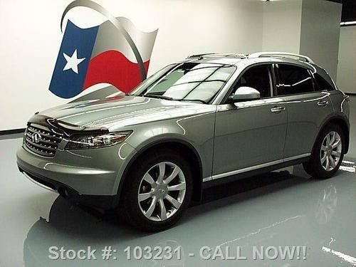 2007 infiniti fx35 sport sunroof rear cam 20's only 61k texas direct auto