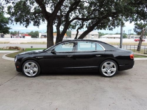 2014 bentley flying spur oynx black metallic-optioned!