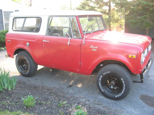 Scout bronco willys 4x4 classic convertible project lifted truck vehicle suv