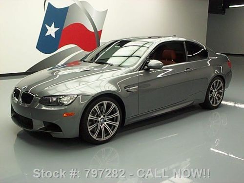 2011 bmw m3 coupe 6-spd tech sunroof nav 19&#034; wheels 9k texas direct auto