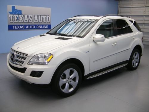 We finance!!  2010 mercedes-benz ml350 bluetec diesel 4matic roof nav texas auto