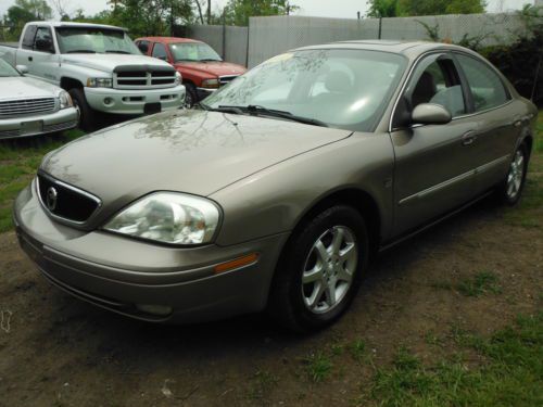 2002 mercury sable 4door ls w/power moonroof &amp;airconditioning 3 liter 6cylinder