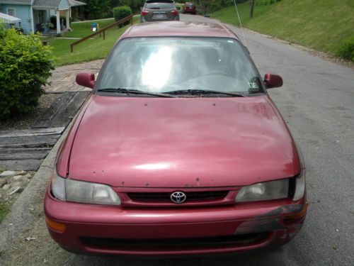 1997 Toyota Corolla DX Sedan 4-Door 1.6L, image 2