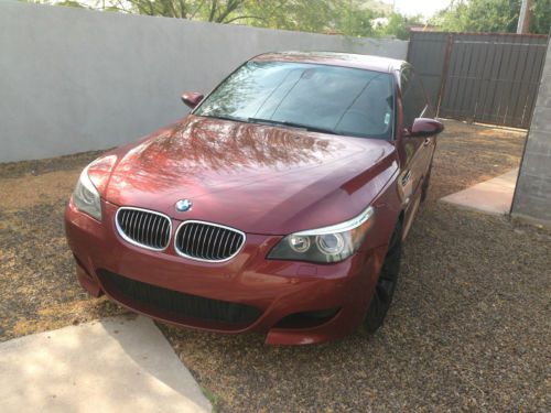 2006 bmw m5 sedan 5.0 v10 - indianapolis red