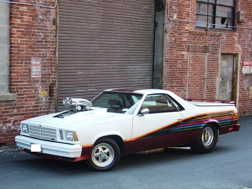 Pro street el camino, big block, blown, 496 pump gas motor