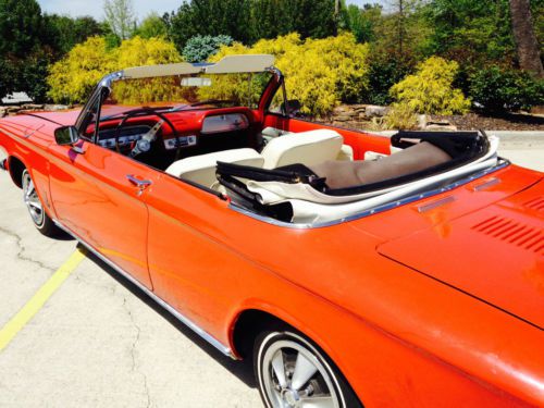 1963 chevrolet corvair monza convertible, 4 speed