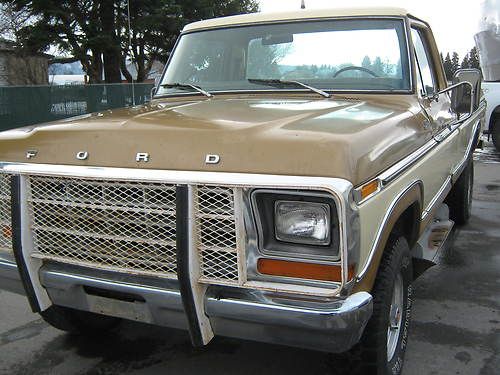 1979 ford 4x4 highboy, 4 speed, hubs, &amp; a/c.