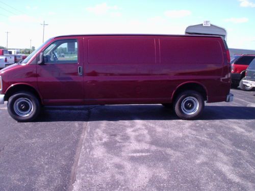 2002 chevy express g3500 ext cargo van diesel 37000 miles