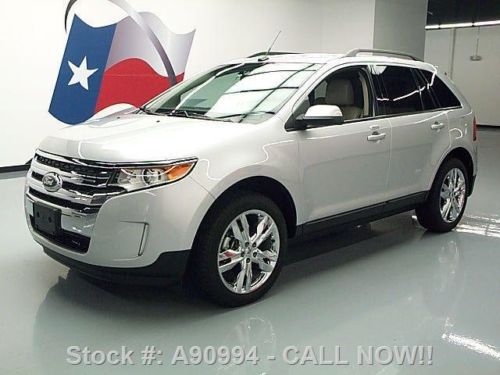 2012 ford edge sel nav rear cam htd leather 20&#039;s 23k mi texas direct auto