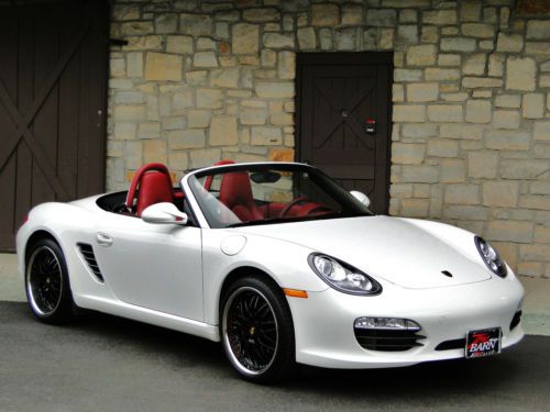 Beautiful boxster s, white over red 6 speed, $72k msrp, exclusive options, navi