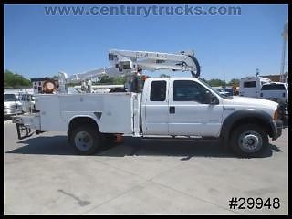 Powerstroke diesel xl 8&#039; altec service body utility 37.5&#039; bucket 4x4 we finance