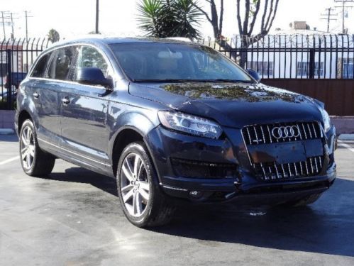 2011 audi q7 3.0 premium quattro damaged salvage runs! loaded export welcome!!