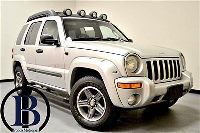 2004 jeep liberty renegade 4x4 v6 leather power dvd free shipping