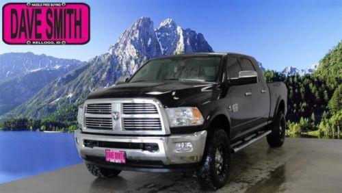 12 ram 3500 longhorn 4x4 mega cab diesel leather ac seats sunroof bed liner