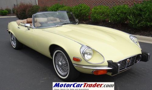 1973 jaguar e-type v12 series iii roadster. low original miles,stunning 4-speed