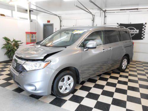 2013 nissan quest sv 15k no reserve salvage rebuildable damaged repairable