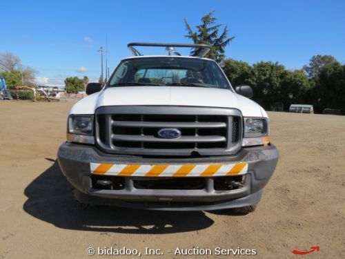 Ford f250 extended cab 4x4 pickup truck 5.4l triton 4 speed 7&#039; bed a/t cold a/c