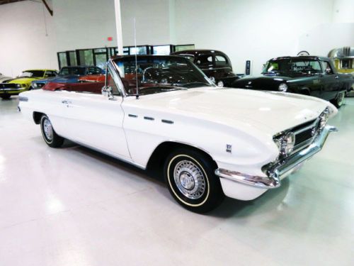 1962 buick skylark convertible - rare v8 - only 59k original miles - mint! wow!!