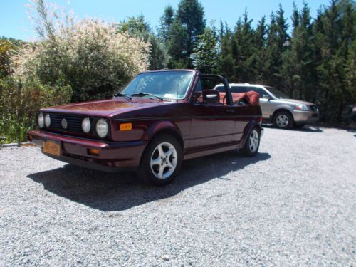 1991 volkswagon etienne aigner cabriolet, very rare, cool little car!!!!!