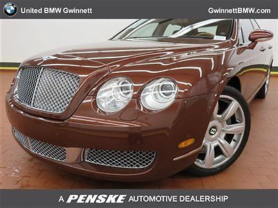 4dr sdn low miles sedan automatic gasoline 6.0l 12 cyl marron