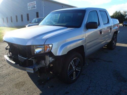 2012 honda ridgeline sport 4wd, salvage, damaged, wrecked,