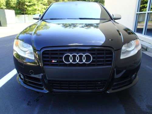 2007 audi s4 r4 manual black on black v8 quattro awd satellite radio navigation