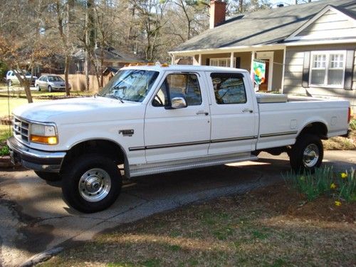 1997 ford f350 diesel power stroke 4x4 crew cab long bed swr - beautiful truck