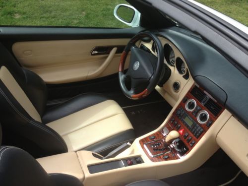Mercedes-Benz SLK 320   2001 WHITE hard top convertible  40,000 miles, US $13,400.00, image 5