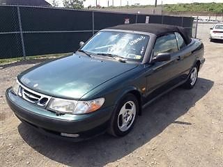 1999 saab 9-3 base convertible 2-door 2.0l turbocharged