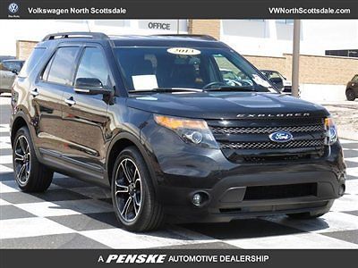 4wd 4dr sport low miles suv automatic gasoline 3.5l ecoboost v6 tuxedo black met